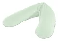 Produktbild: Theraline Das Original Schwangerschaftskissen & Stillkissen 190cm – Seitenschläferkissen Stillkissen Perlen – inkl Stillkissenbezug Pastellgrün Bambus Kollektion