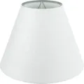 Produktbild: Wogati® Premium Lampenschirm E14/E27 Baumwolle | Weiß / Größe: S