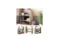 Produktbild: VICCO Dachschrägenregal Bücherregal Wandregal Standregal Regal Dachschräge Sonoma Eiche