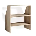 Produktbild: Vicco Dachschräge Regal, Sonoma, 90 x 100 cm, zur Aufbewahrung von Kisten und Büchern unter Dachschrägen