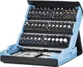 Produktbild: HAZET Smartcase Bit-Satz 2200SC-3 I 96-teilig, Antrieb: Sechskant 6,3 (1/4 Zoll), maximal viele Werkzeuge auf kleinstem Raum für beste Übersicht I klappbarer Werkzeug-Satz Made in Germany