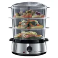 Produktbild: Russell Hobbs 19270-56 Dampfgarer Dampfkocher Schongarer Cook Home 9 Liter 800 W