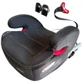 Produktbild: XOMAX XL-313 Kindersitz mit ISOFIX und Gurtfuhrung I mitwachsend 15-36 kg, ca. 6-12 Jahre, Korpergroße von 125–150 cm, Gruppe 2/3 I Bezug abnehmbar und waschbar I ECE R129 I dunkelgrau