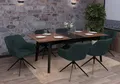 Produktbild: Mendler 6er-Set Esszimmerstuhl HWC-O47 Stoff/Textil (270g/m²) - Petrol