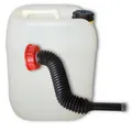 Produktbild: Plastikkanister Campingkanister 20 Liter natur mit Ausgießer flexibel lang