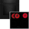 Produktbild: Neff BX16B - Backofen & Elektrokochfeld mit 5 Jahre Garantie, B1DCA0AK0 & T16SBN1L0, Mit Rahmen aufliegend, 60 cm