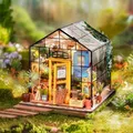 Produktbild: Robotime DIY-Haus Cathys Gewächshaus 19,5 × 17,5 × 17,5 cm (DG104) Neu/OVP