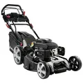 Produktbild: BRAST Benzinrasenmäher mit Antrieb 5,2kW (7PS)  inkl. Motoröl, TÜV, 55 cm Schnittbreite, 60L Fangkorb, 4 Takt OHV Motor, Stahlgehäuse, ESTART SPEED schwarz