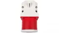Produktbild: Empfängerstecker mit Klappe 32A 5P 400V rot IP44 525-6d