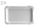 Produktbild: 1000 Einweg Pappteller Imbissteller Teller Pappe eckig 13 x 20 cm FSC®-zertifizi