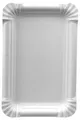Produktbild: 250 PAPSTAR Papp-Teller 'pure' eckig, 130 x 200 mm, weiß, 250er
