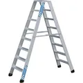 Produktbild: Zarges Stehleiter Seventec B, 40358, aus Aluminium mit 2 x 8 Stufen