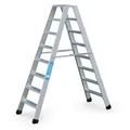 Produktbild: Zarges Bockleiter Seventec B 2x8 Stufen Standleiter Stehleiter Stufenstehleiter