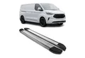 Produktbild: OMAC Kfz-Schmutzfänger Seitenschweller für Ford Tourneo Custom 2023-2025 L2 Alu 2 tlg, 2-tlg., Rutschfest, Haltbar, Aerodynamik