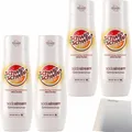 Produktbild: SodaStream schwip schwap zero Getränke-Sirup Cola&Orange ohne Zucker 4er Pack (4x0,44l Flasche) + usy Block