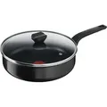 Produktbild: Tefal Simply Clean B5673253, Rund, Schwenkpfanne, Schwarz, Titan, Aluminium, 3 l - Schwarz