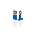 Produktbild: alca® Flachstecker blau 6,3mm 10St.