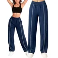 Produktbild: SMILODOX Jogginghose Damen Siara, Bequeme & stylische Freizeithose mit elastischem Bund und Seitentaschen, Trainingshose mit verstellbarem Beinabschluss im Oversize Fit, Für Fitness, Yoga & Freizeit