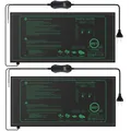 Produktbild: 50W Heizmatte Pflanzen mit Thermostat  Schnelle Erwärmung, Feuerschutz, Wärme...