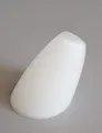 Produktbild: Lampenschirm Glas Ersatz Schute Ersatzglas Lampe Mini Lampenschirm G4 Ersatzteile Glaslampenschirm Opalglas weiß matt abgeschrägt Ø4,5cm (abgeschrägt G4 weiß)