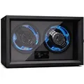 Produktbild: Klarstein - Uhrenbeweger Für Automatikuhren, Automatik-uhrenbeweger Für 2 Uhren, Automatikuhr Uhrenbeweger Mit Acryl-tür, Automatischer Uhrenbeweger, Blaue Leds, Watch Winder Mit 4 Tpd Einstel