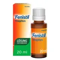 Produktbild: Fenistil Tropfen, Dimetindenmaleat 1 mg/ ml zum Einnehmen, Antiallergikum