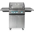 Produktbild: ACTIVA Gasgrill Silver Star 400 mit Seitenbrenner Edelstahl Gasgrillwagen Grill