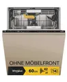 Produktbild: Whirlpool vollintegrierbarer Geschirrspüler W8I HP42 LSC, 14 Maßgedecke, Hocheinbaufähig, Vollwasserschutz