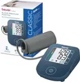 Produktbild: Beurer BM 25 Oberarm Blutdruckmessgerät, einfache Ein-Knopf-Bedienung, genaue Messung, Arrhythmie-Erkennung, mit USB-C-Anschluss, Manschette, Datenübertragung zu Apple Health und co., Blau