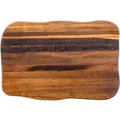 Produktbild: holz4home La Madera Schneidebrett Premium aus Eiche Steakbrett Küchenbrett Dunkel