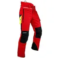 Produktbild: Pfanner® Ventilation Schnittschutzhose Klasse 1 Gladiator Gewebe, Farbe:rot, Größe:XS