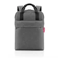 Produktbild: Reisenthel Rucksack, Silber, Kunststoff, 30x39x13 cm, gepolsterte Schulterträger, großes Hauptfach, Freizeit, Koffer & Taschen, Reisetaschen