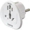 Produktbild: Hama Reiseadapter Typ E und F, 3-polig, universal, Welt nach Europa, Weiss (00223455)