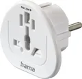 Produktbild: Hama Reiseadapter Typ E und F, 3-polig, universal, Welt nach Europa, Weiß (00223455)