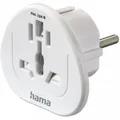 Produktbild: Hama Reiseadapter (Welt>Europa) weiß