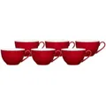 Produktbild: Ritzenhoff & Breker DOPPIO Kaffeetasse 200 ml rot 6er Set