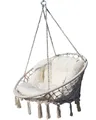 Produktbild: Hängesessel 100cm Stoffsessel Schwebesessel Hängekorb CATALINA mit großem Kissen