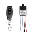 Produktbild: QIACHIP 20A Funkschalter DC 5V/6V/12V/24V/60V mit Fernbedienung, 433MHz drahtloser Relaisempfänger 1 Kanal mit 1 Sender für Autobatterie, Türöffner