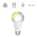 Produktbild: Hama WLAN LED-Lampe E27 9W Birne Dimmbar RGBW Matter App-Steuerung Alexa Google