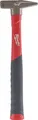 Produktbild: Milwaukee Fiberglas Schlosserhammer, Stiel mit Softgripummantelung, hoher Anwenderkomfort, DIN 1041 (200 g) (24221039)