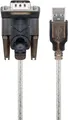 Produktbild: Goobay 95435 USB-auf-seriell-Adapter, transparent, 1.5 m - USB-2.0-Stecker (Typ 