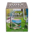 Produktbild: Kaffeetasse Motiv Golfplatz, mit Kugelschreiber Maße ca. 10 x 8 cm, aus Steingut