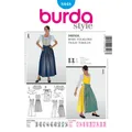 Produktbild: Burda 8448 Dirndl-Kleid Mit Schürze Damen Plus Schnittmuster Größen 12-28