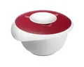 Produktbild: Westmark Rührschüssel mit zweigeteiltem Deckel 2,5 l rot 3153227R