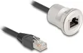 Produktbild: DELOCK RJ45 Einbaubuchse mit Kabelp. St.Cat.56 STP Alu. 30cm