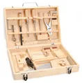 Produktbild: Holz Werkzeugkasten Spielzeug 16-teilig für Kinder Technik
