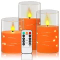 Produktbild: Flammenlose Kerzen Orange Licht String KerzenBatterie Kerzen