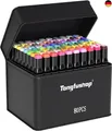 Produktbild: Tongfushop 80 Alkohol Stifte Set, 2 Sekunde Schnell Trocknende Alkohol Marker