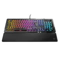 Produktbild: Turtle Beach Vulcan II – Mechanische PC Gaming-Tastatur, Titan II-Schalter, anpassbare beleuchtete RGB-Tasten, abnehmbare Handballenauflage, Aluminiumplatte – Schwarz, Kabelgebunden, USB, Mechanischer Switch, QWERTZ, RGB-LED, Schwarz