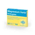 Produktbild: Magnesium Verla N Dragées – Der Klassiker bei Magnesiummangel, organische Magnesiumverbindungen für eine gute Bioverfügbarkeit, magensaftresistent & individuell dosierbar, 50 St